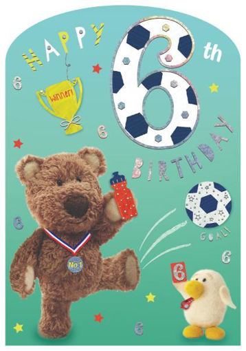 Picture of SIX TODAY BIRTHDAY CARD